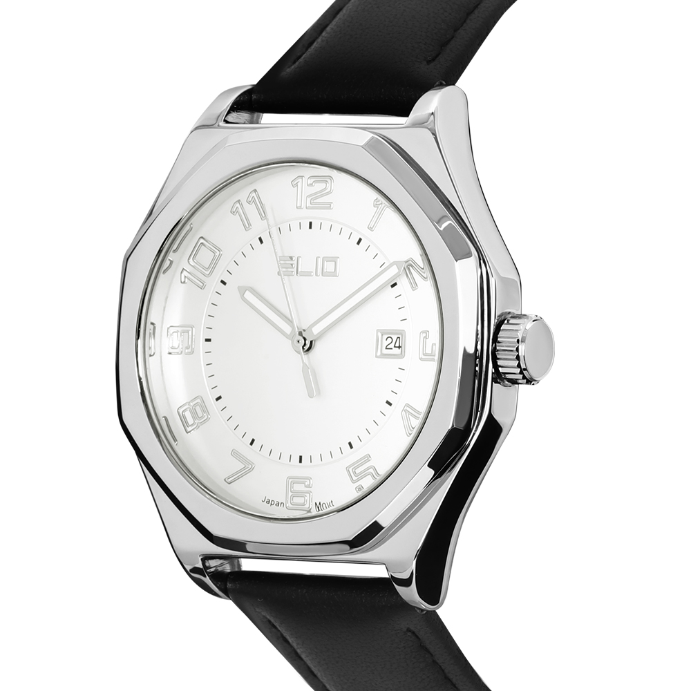 Đồng hồ Elio 42 mm Nam EC014-01 Màu Đen