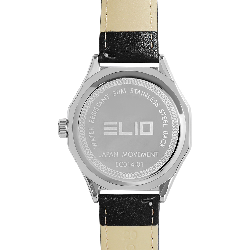 Đồng hồ Elio 42 mm Nam EC014-01 Màu Đen