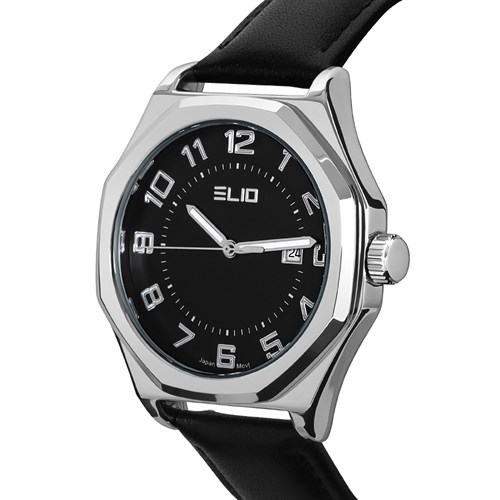 Đồng hồ Elio 42 mm Nam EC015-01 Màu Đen