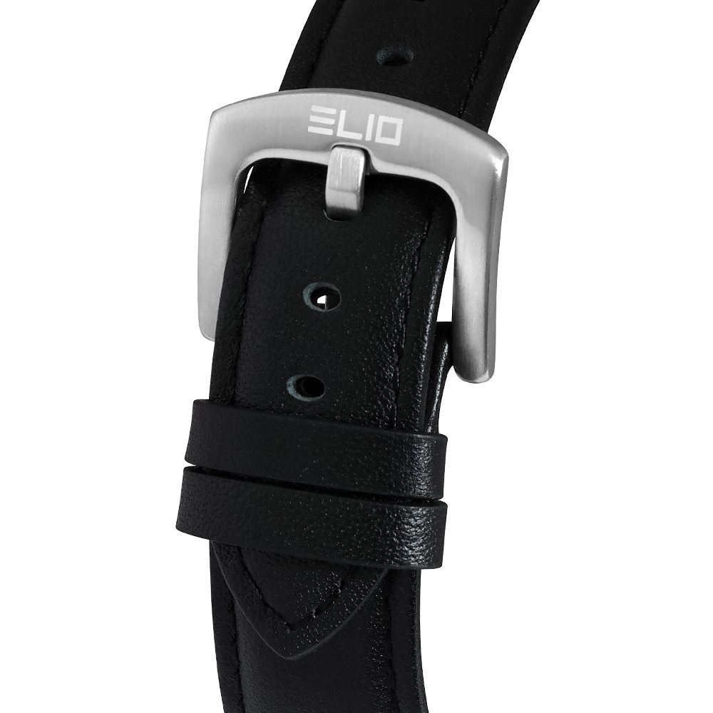 Đồng hồ Elio 42 mm Nam EC015-01 Màu Đen