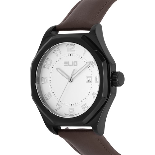 Đồng hồ Elio 42 mm Nam EC016-01 Màu Nâu