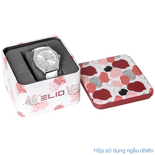 Đồng hồ Elio 35 mm Nữ EC014-02 Màu Trắng
