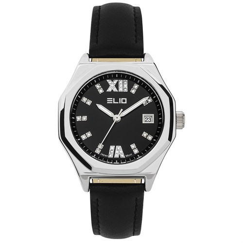 Đồng hồ Elio 35 mm Nữ EC015-02 Màu Đen