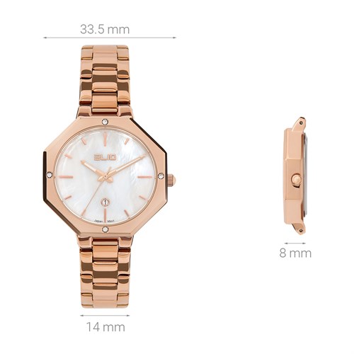Đồng hồ Elio 33.5 mm Nữ ES132-04 Màu Vàng Hồng