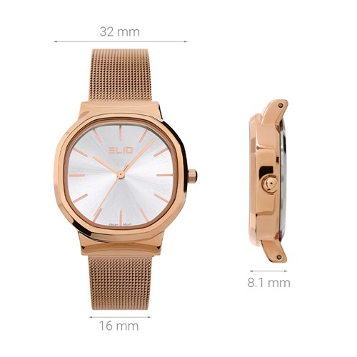 Đồng hồ Elio 32 mm Nữ ES130-02 Màu Vàng Hồng