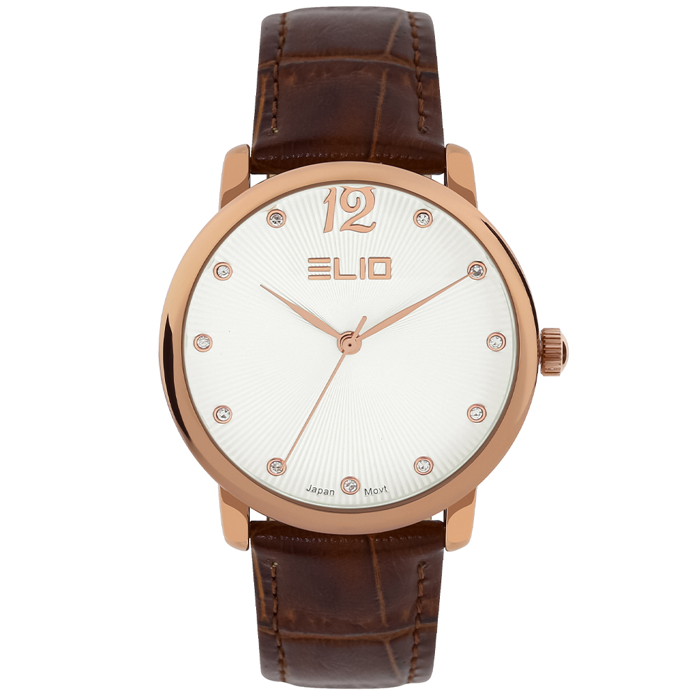 Đồng hồ Elio 35.2 mm Nữ EL127-05 Màu Nâu