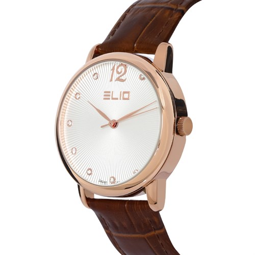 Đồng hồ Elio 35.2 mm Nữ EL127-05 Màu Nâu