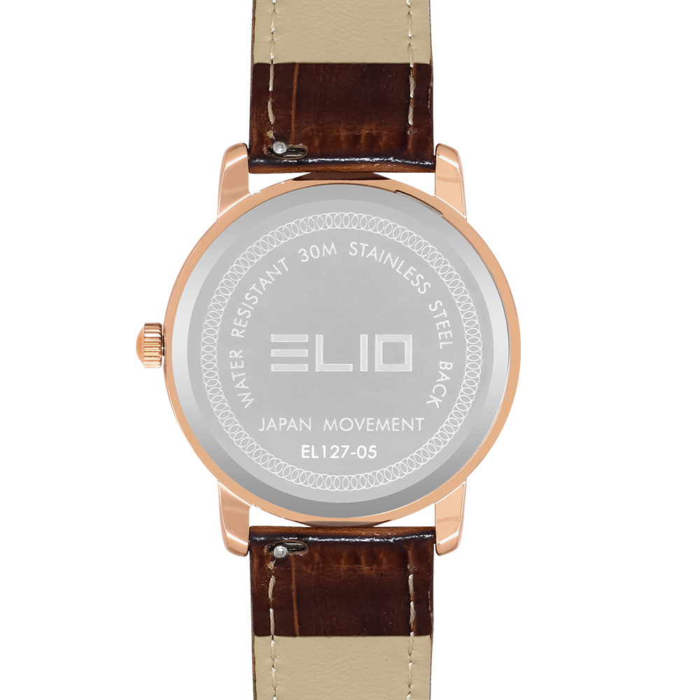 Đồng hồ Elio 35.2 mm Nữ EL127-05 Màu Nâu