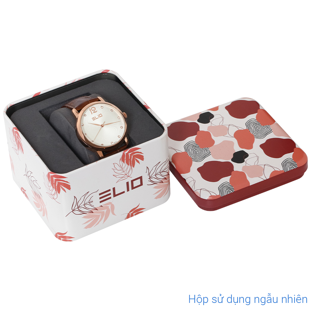 Đồng hồ Elio 35.2 mm Nữ EL127-05 Màu Nâu