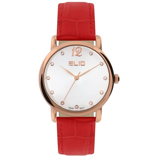 Đồng hồ Elio Xmas 35.2 mm Nữ EL127-06 Màu Đỏ