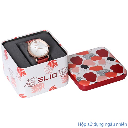 Đồng hồ Elio Xmas 35.2 mm Nữ EL127-06 Màu Đỏ
