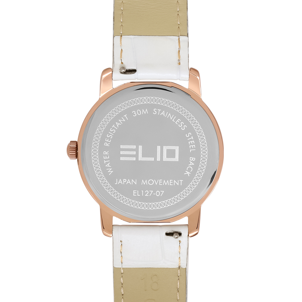 Đồng hồ Elio 35.2 mm Nữ EL127-07 Màu Trắng