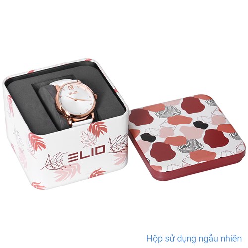 Đồng hồ Elio 35.2 mm Nữ EL127-07 Màu Trắng