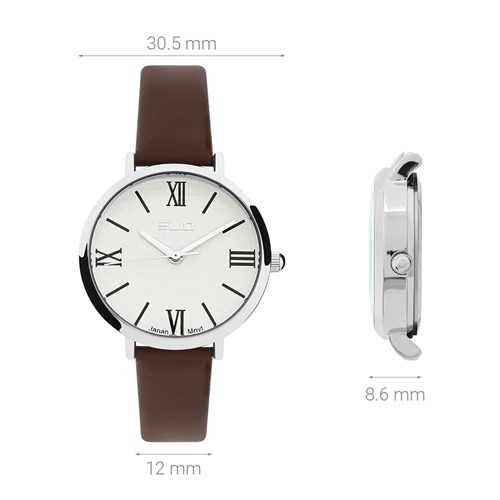 Đồng hồ Elio 30.5 mm Nữ EL126-02 Màu Nâu