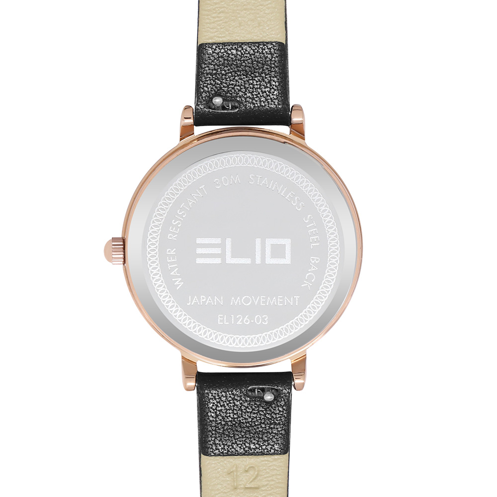 Đồng hồ Elio 30.5 mm Nữ EL126-03 Màu Đen