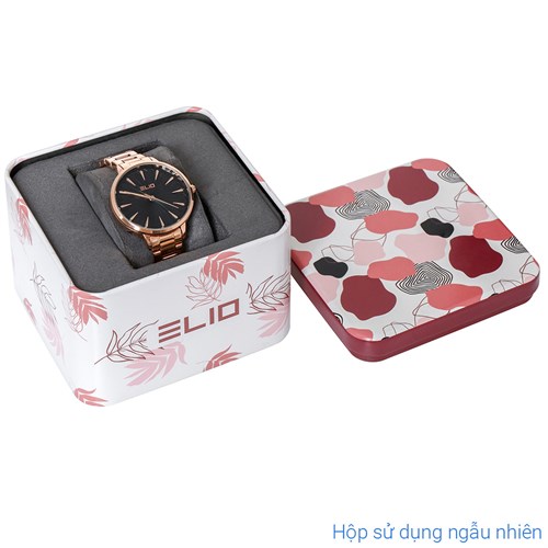Đồng hồ Elio Ngày có em 32 mm Nữ ES131-03 Màu Vàng Hồng