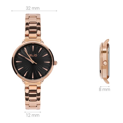 Đồng hồ Elio Ngày có em 32 mm Nữ ES131-03 Màu Vàng Hồng