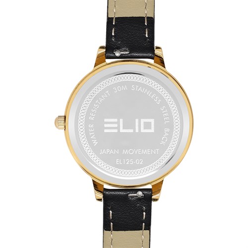Đồng hồ Elio Ngày có em 32 mm Nữ EL125-02 Màu Đen