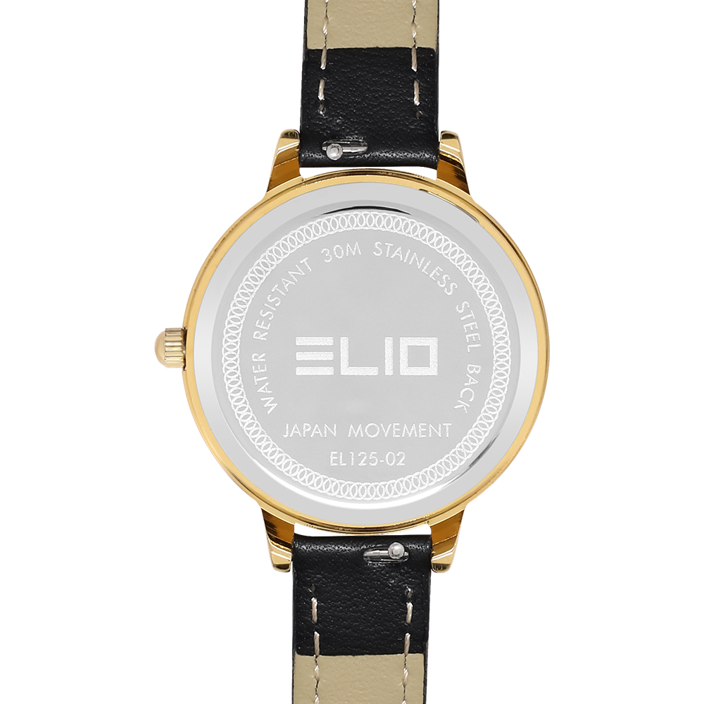 Đồng hồ Elio Ngày có em 32 mm Nữ EL125-02 Màu Đen