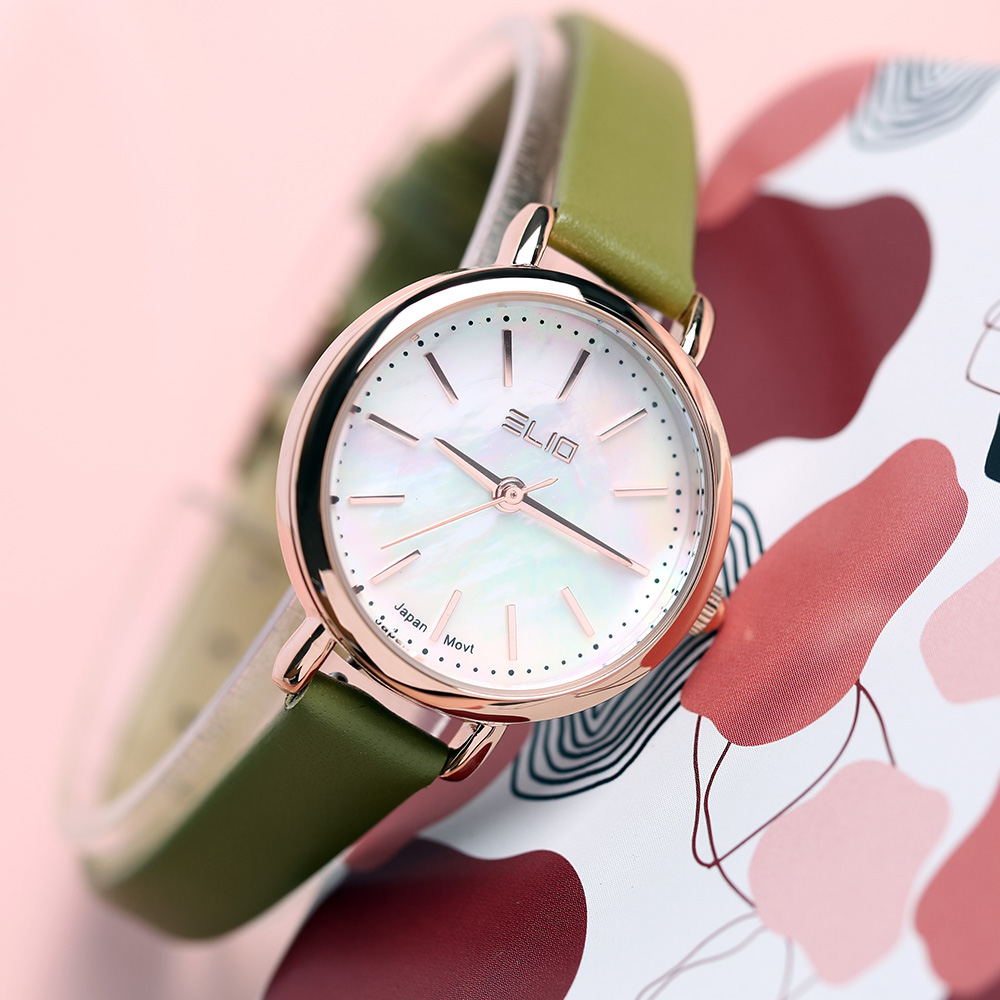 Đồng hồ Elio Ngày có em 28.5 mm Nữ EL124-02