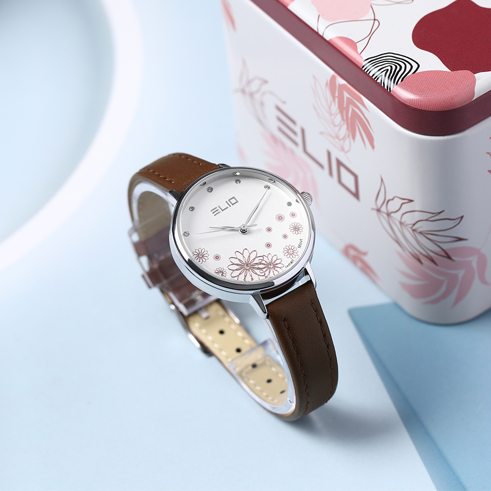 Đồng hồ Elio Flower 32 mm Nữ EL128-01
