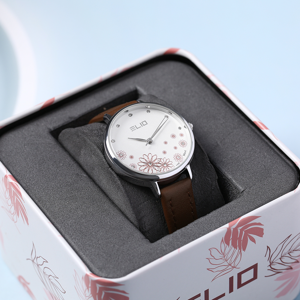 Đồng hồ Elio Flower 32 mm Nữ EL128-01
