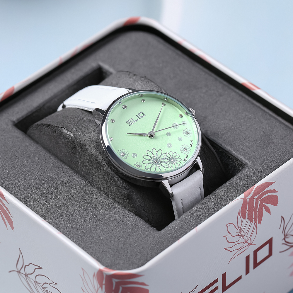 Đồng hồ Elio Flower 32 mm Nữ EL128-01
