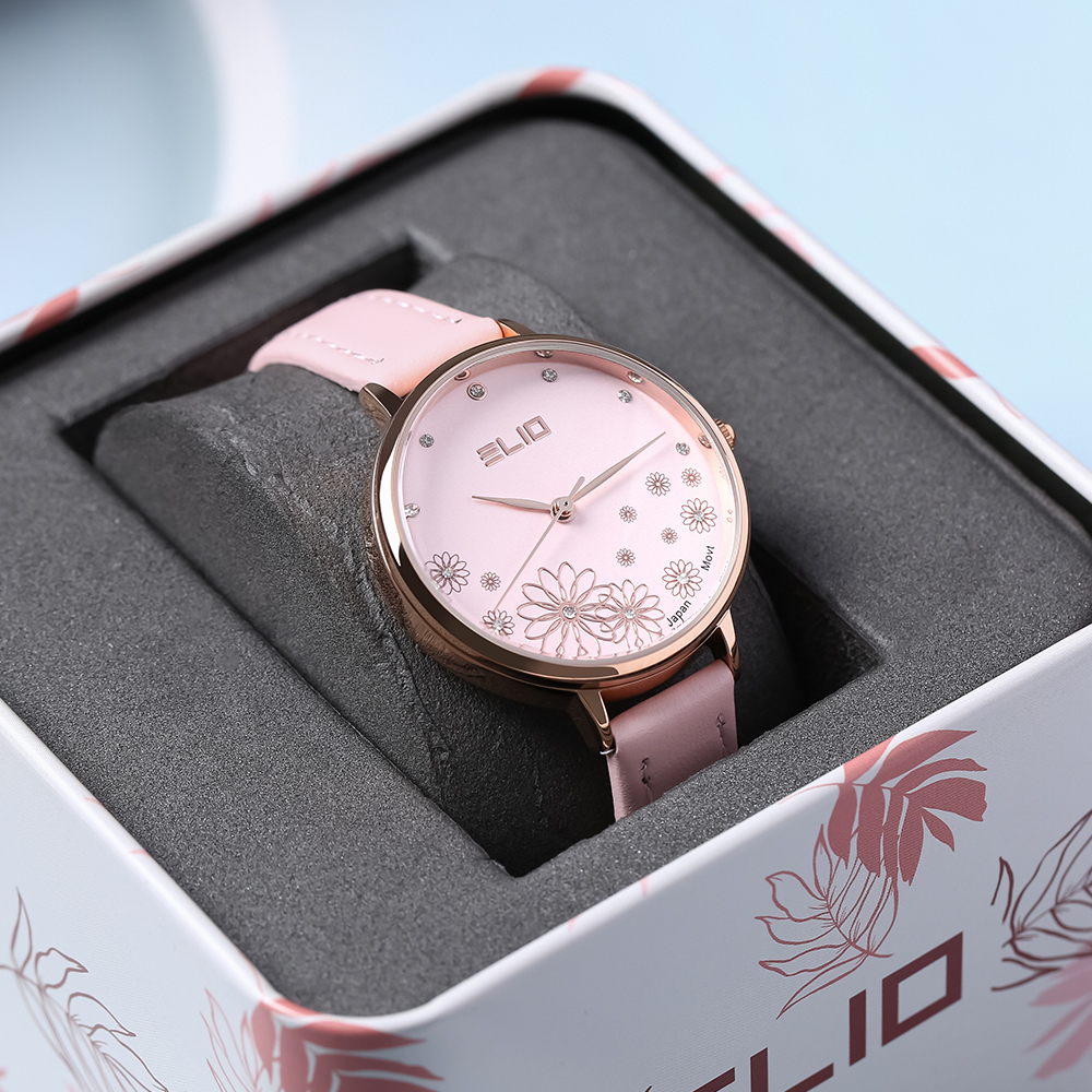 Đồng hồ Elio Flower 32 mm Nữ EL128-01