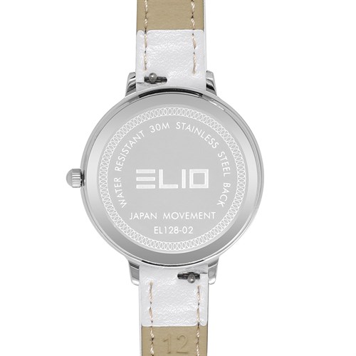Đồng hồ Elio Flower 32 mm Nữ EL128-02 Màu Trắng