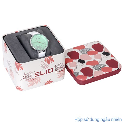 Đồng hồ Elio Flower 32 mm Nữ EL128-02 Màu Trắng
