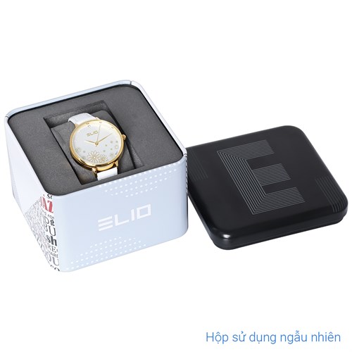 Đồng hồ Elio Ngày có em 32 mm Nữ EL128-04 Màu Trắng