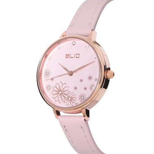Đồng hồ Elio Flower 32 mm Nữ EL128-05 Màu Hồng