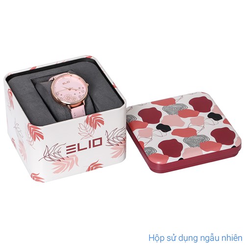 Đồng hồ Elio Flower 32 mm Nữ EL128-05 Màu Hồng