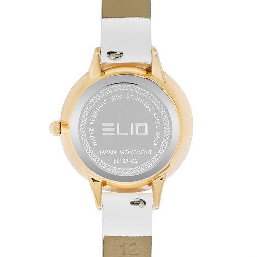 Đồng hồ Elio Flower 32 mm Nữ EL129-02 Màu Trắng
