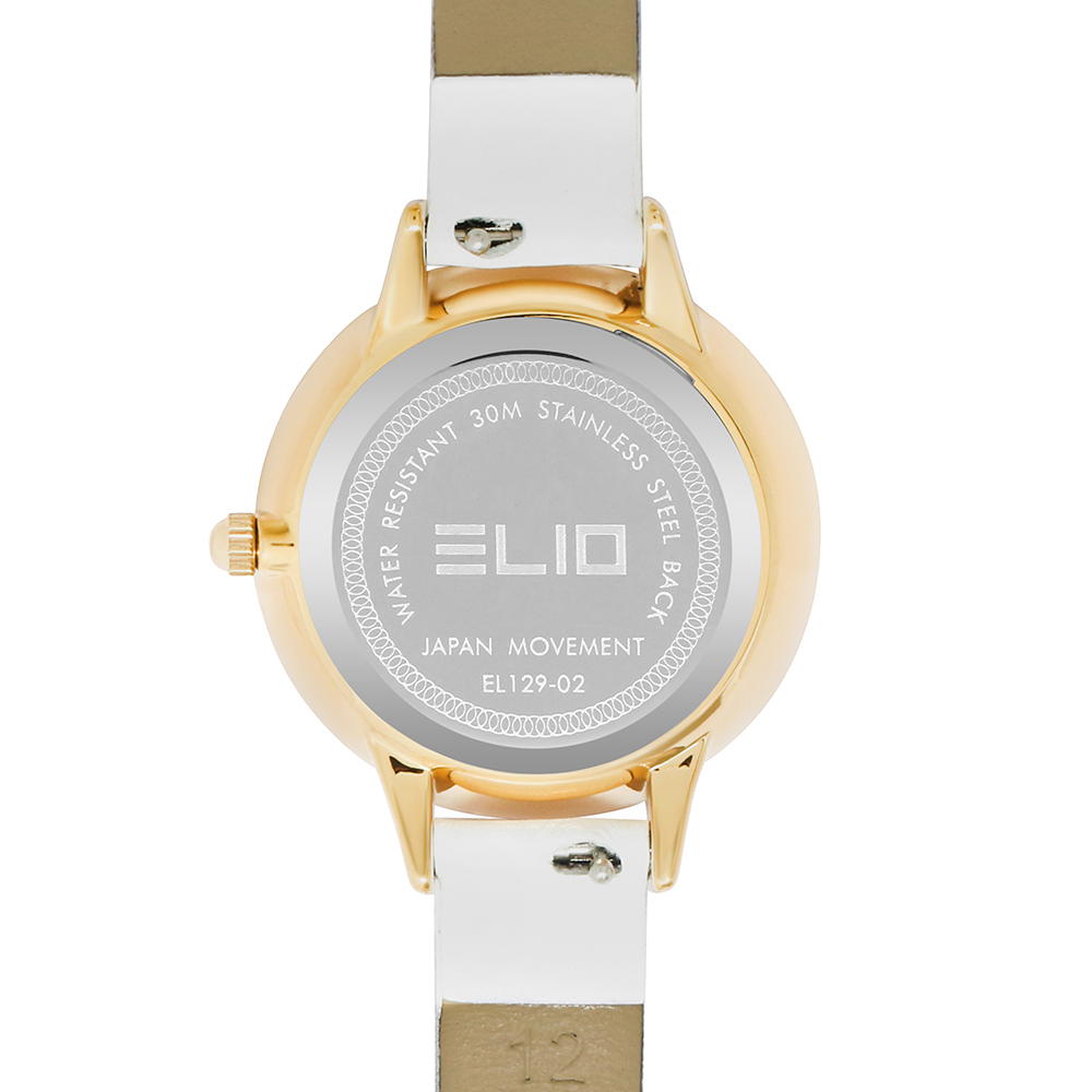 Đồng hồ Elio Flower 32 mm Nữ EL129-02 Màu Trắng