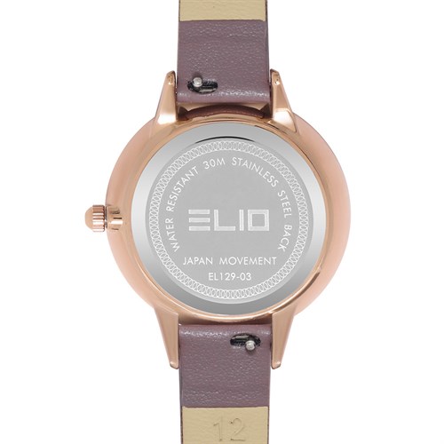 Đồng hồ Elio Flower 32 mm Nữ EL129-03 Màu Tím
