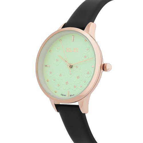Đồng hồ Elio Ngày có em 32 mm Nữ EL129-04 Màu Đen