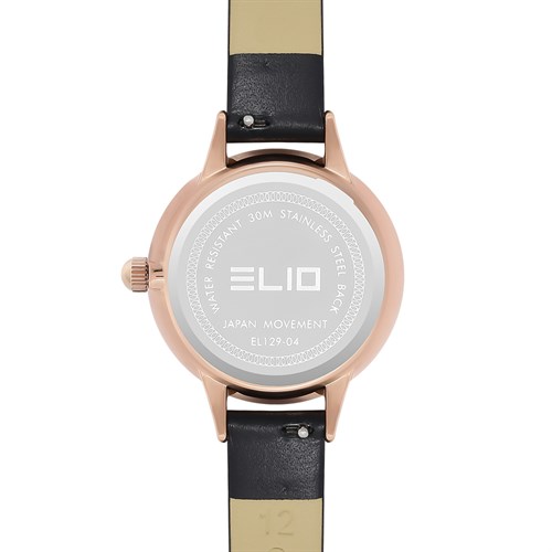 Đồng hồ Elio Ngày có em 32 mm Nữ EL129-04 Màu Đen