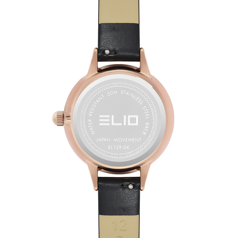 Đồng hồ Elio Ngày có em 32 mm Nữ EL129-04 Màu Đen