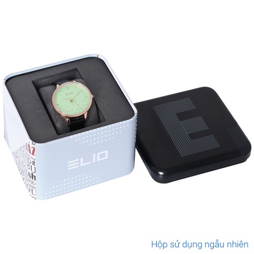 Đồng hồ Elio Ngày có em 32 mm Nữ EL129-04 Màu Đen