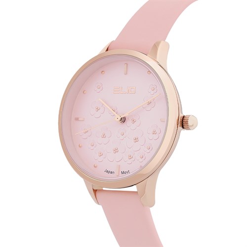 Đồng hồ Elio Ngày có em 32 mm Nữ EL129-05 Màu Hồng