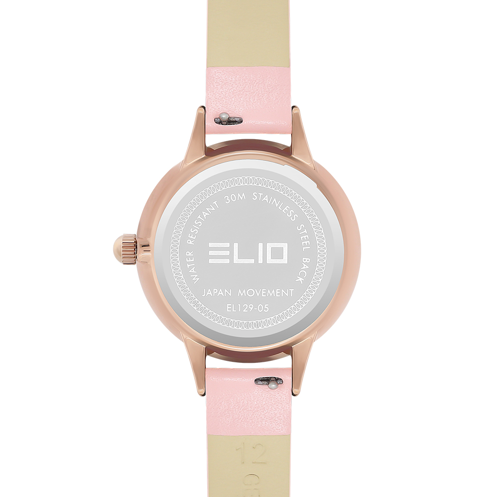 Đồng hồ Elio Ngày có em 32 mm Nữ EL129-05 Màu Hồng