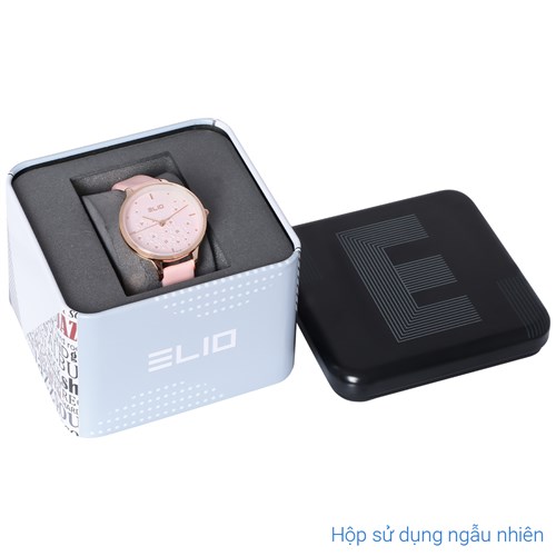Đồng hồ Elio Ngày có em 32 mm Nữ EL129-05 Màu Hồng