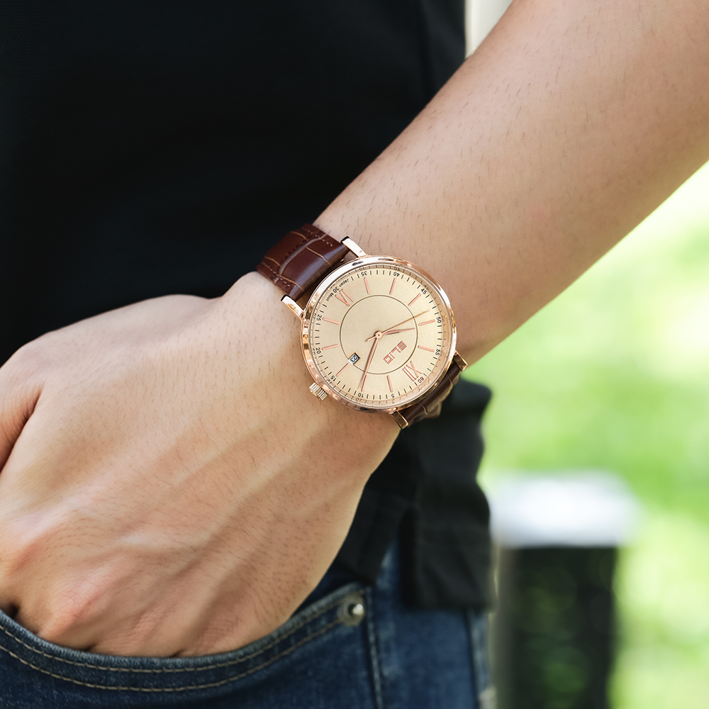 Đồng hồ Elio 42 mm Nam EC018-01