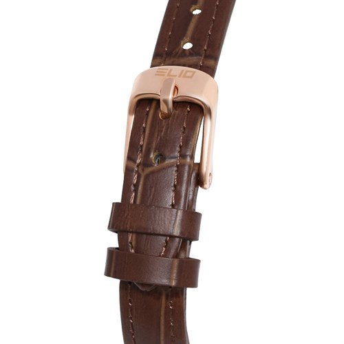 Đồng hồ Elio 32 mm Nữ EC018-02 Màu Nâu