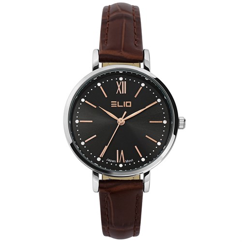 Đồng hồ Elio 32 mm Nữ EL130-01 Màu Nâu
