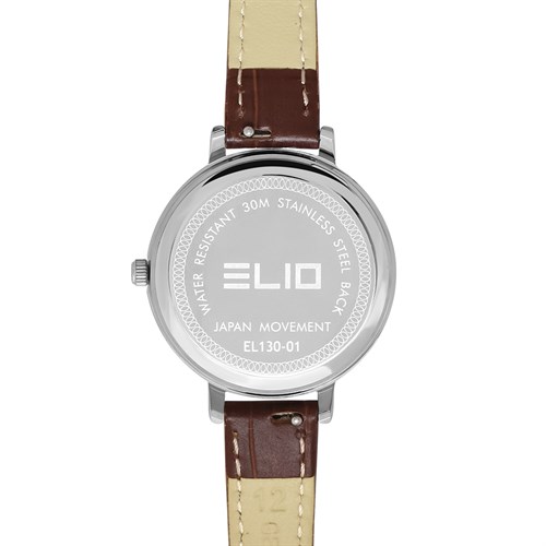 Đồng hồ Elio 32 mm Nữ EL130-01 Màu Nâu