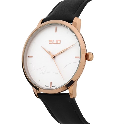 Đồng hồ Elio 40 mm Nam EC020-01 Màu Đen