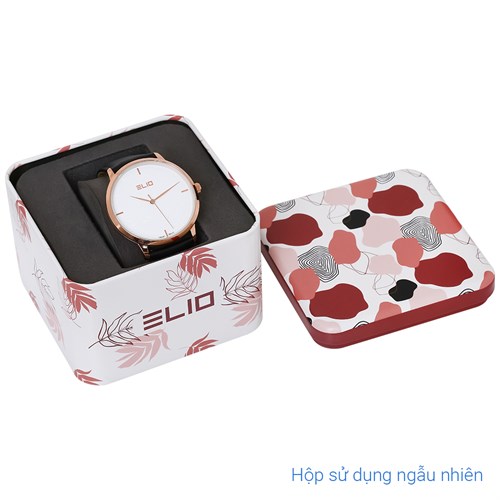 Đồng hồ Elio 40 mm Nam EC020-01 Màu Đen