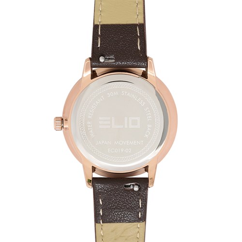 Đồng hồ Elio 30 mm Nữ EC019-02 Màu Nâu